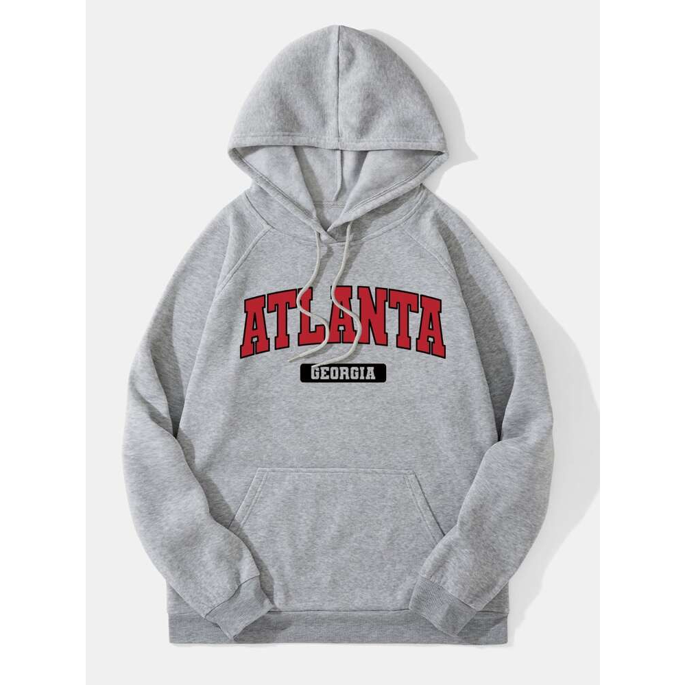 ATLANTA GEORGIA Sweater Hoodie Trendy II ATLANTA GEORGIA Jumper Hoodie IISweter Oblong Topi Sz M - XL ( Pria &amp; Wanita / Anak &amp; Dewasa )