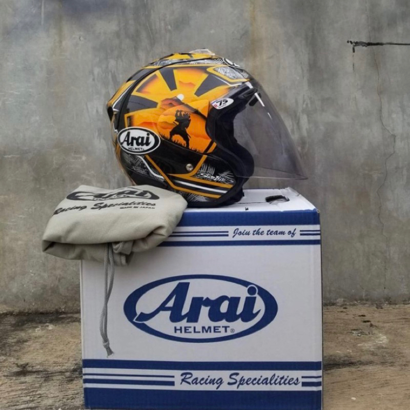Helm Copy Arai Half Face Samurai RAM 4