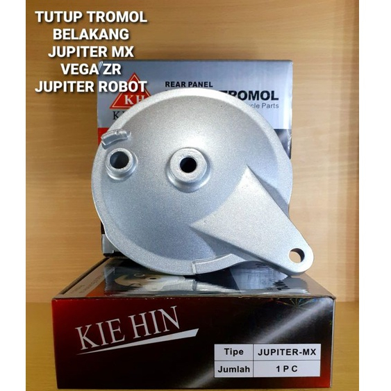 TUTUP TROMOL/PANEL TROMOL [ SILVER ] BELAKANG JUPITER MX VEGA ZR