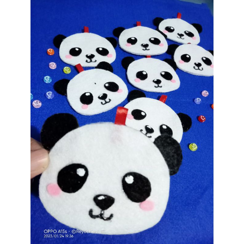 

amplop flanel karakter panda