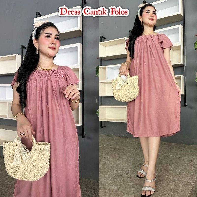 DRESS CANTIK POLOS