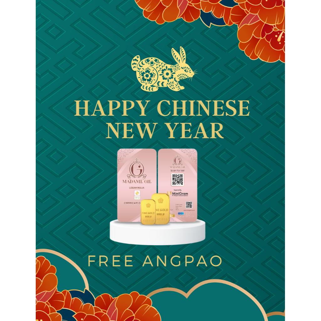Madame Gie - Free Mini Gold - Special Gift - Angpao - GOLD EMAS