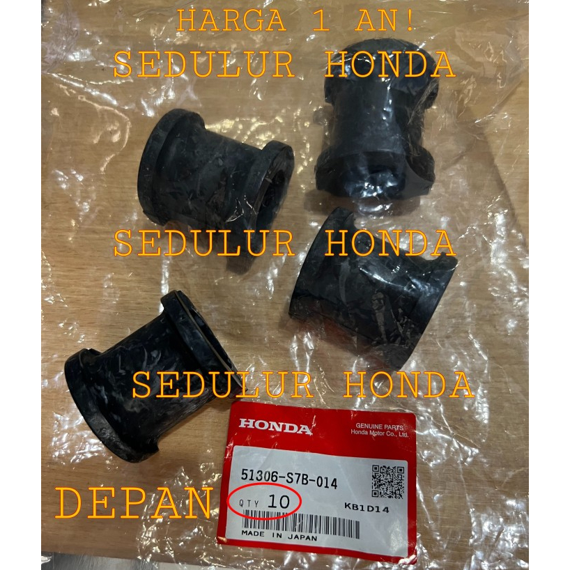 KARET STABIL ROTI BELAH DEPAN BUSH BESI STABILIZER SOBEK CRV GEN 2 RD4 RD5 STREAM 1700 1.7 2000 2.0 