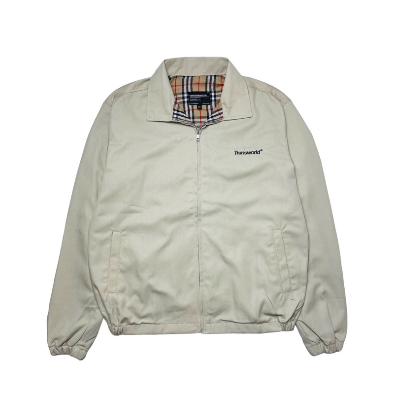 Transworld Jaket Harrington Pria Emeli Cream