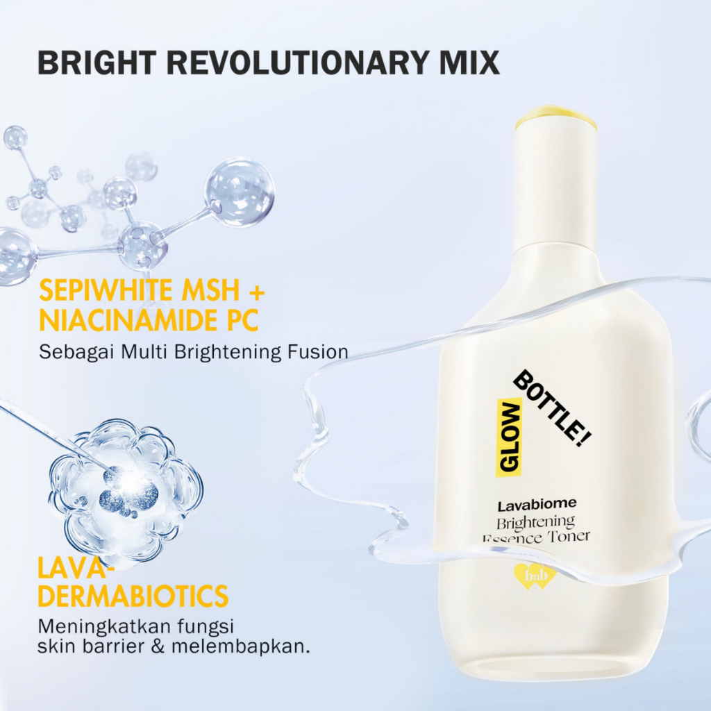 BARENBLISS BNB Meta-Glow Glow Bottle! Lavabiome Brightening Korea Essence Hydrating Toner