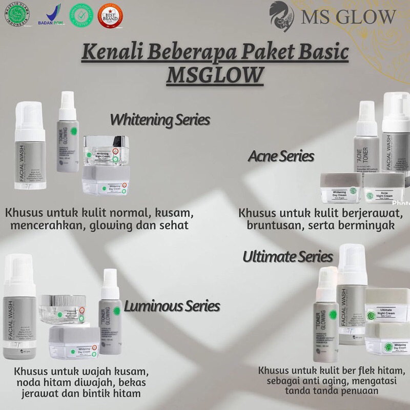 PAKET WAJAH MS GLOW // PAKET MS GLOW // MS GLOW ORIGINAL