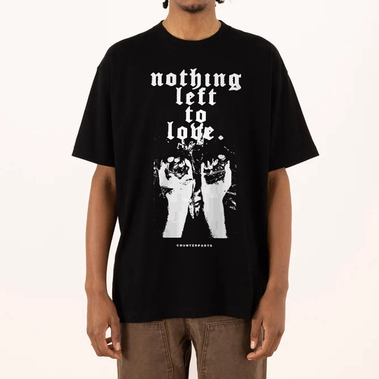 Kaos Band COUNTERPARTS Nothing Left To Love  Black Tshirt