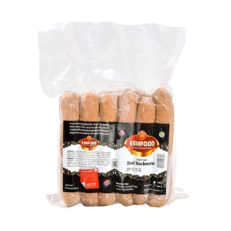

° Kemfood Beef Bockwurst/1000g