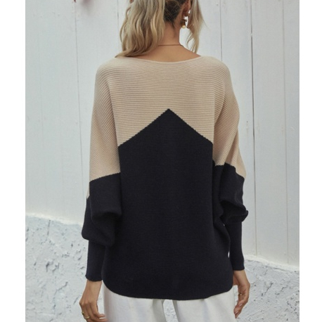 【Summer】Casual Loose  Long Sleeve Knitted  Sweaters  7505