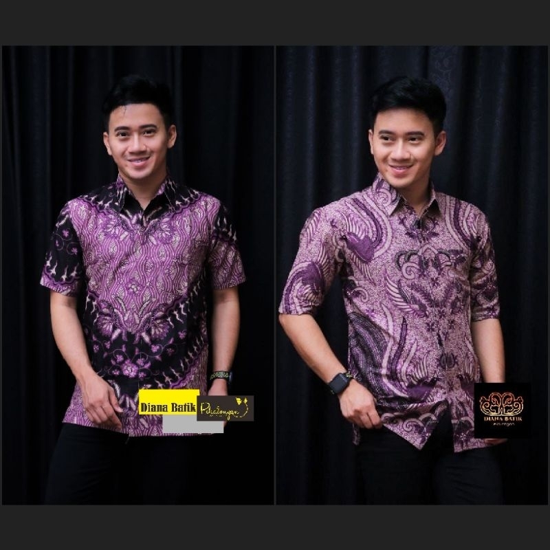 TERBARU Baju Batik Pria Lengan Pendek Gus Azmi Syubbanul Muslimin Hadroh Azzahir Santri muslim Modern