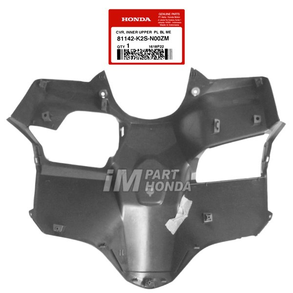 81142-K2S-N00ZM Cover Inner Upper Laci Kontak Vario 160 Hitam Abu Abu