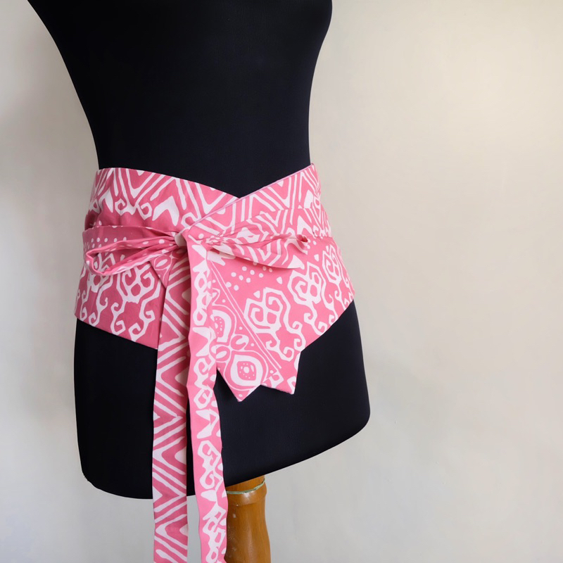 Obi Belt Sabuk Batik Pink