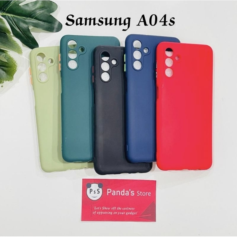 Case Samsung A04s Full Color Button Softcase Galaxy A04s Karet