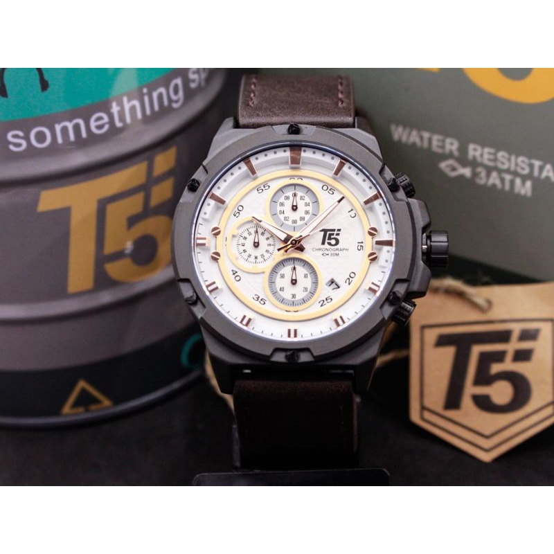 Jam Tangan Pria T5 H3478 Chrono Sport Original tahan Air