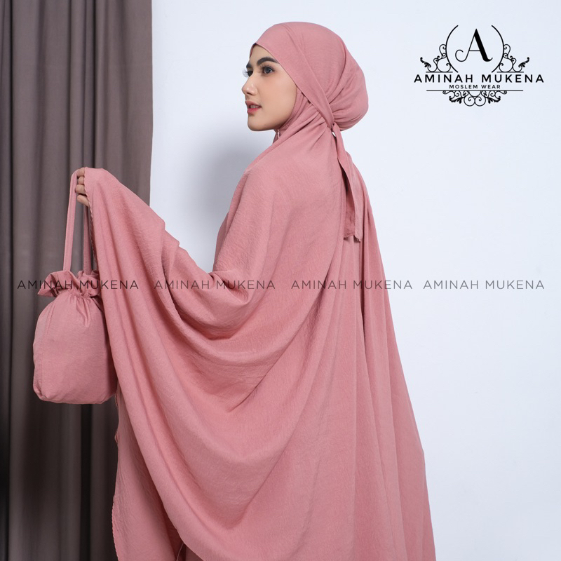 Mukena Lesti Crinkle Airflow 3in1 Super Jumbo Mukena