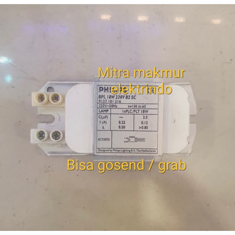 Ballast plc 18watt philips / ballast philips lampu plc 13w 18w / ballast plc 13watt