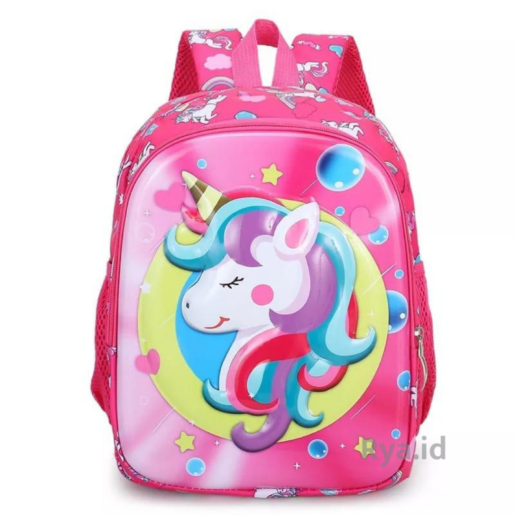 Rya.id / Ransel Anak Sekolah Kuda Poni Unicorn Tas Anak Laki-Laki Perempuan Terbaru 2023 / Tas Ransel Serba Guna Anak