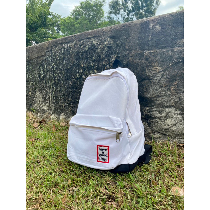 Tas Ransel Have a Good Time White Second