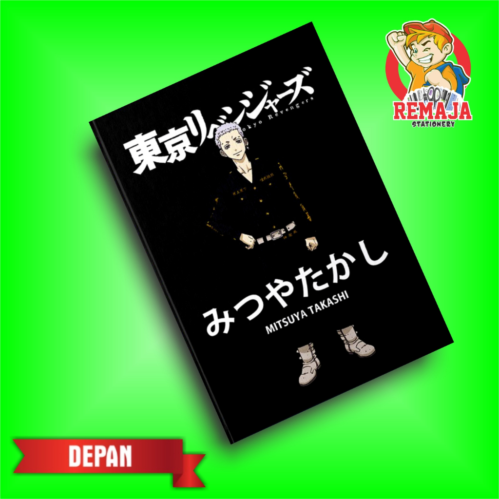 

Notebook / Pocket Book HARDCOVER Anime Tokyo Revengers MITSUYA TAKASI Ukuran A5 & A6 / Notes Book