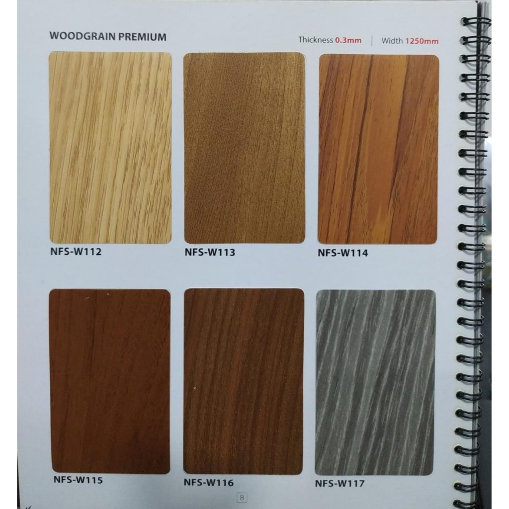 NEW FIT SHEET WOODGDRIN SHEET URAT KAYU SHEET FABRIC PVC SHEET FABRIC PVC SHEET BATU PVC SHEET KAIN