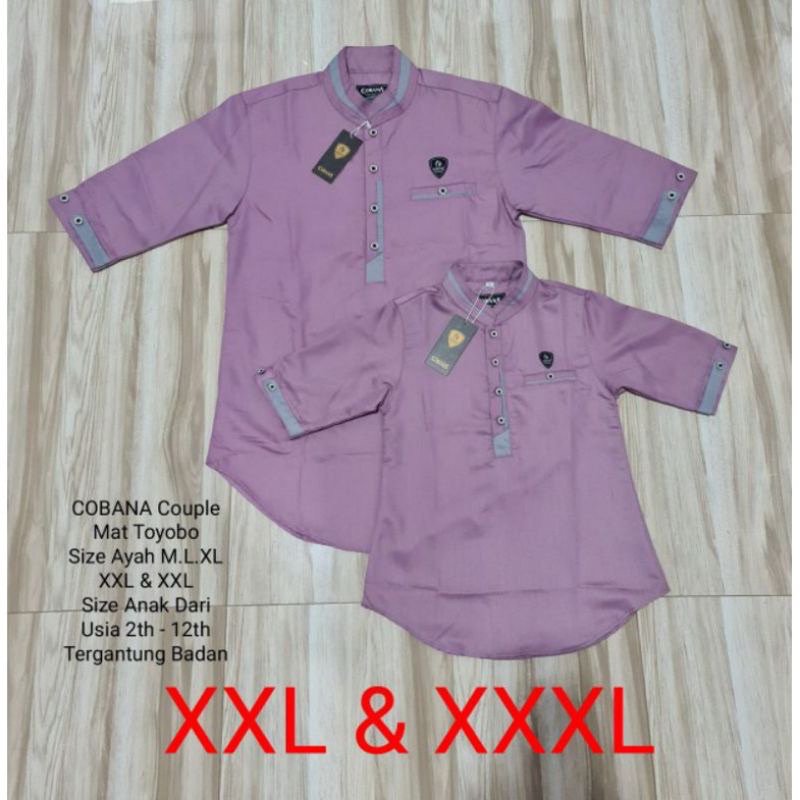 BAJU MUSLIM WARNA LILAC BIG SIZE / KOKO QURTA LILAC JUMBO / QURTA PAKISTAN JUMBO