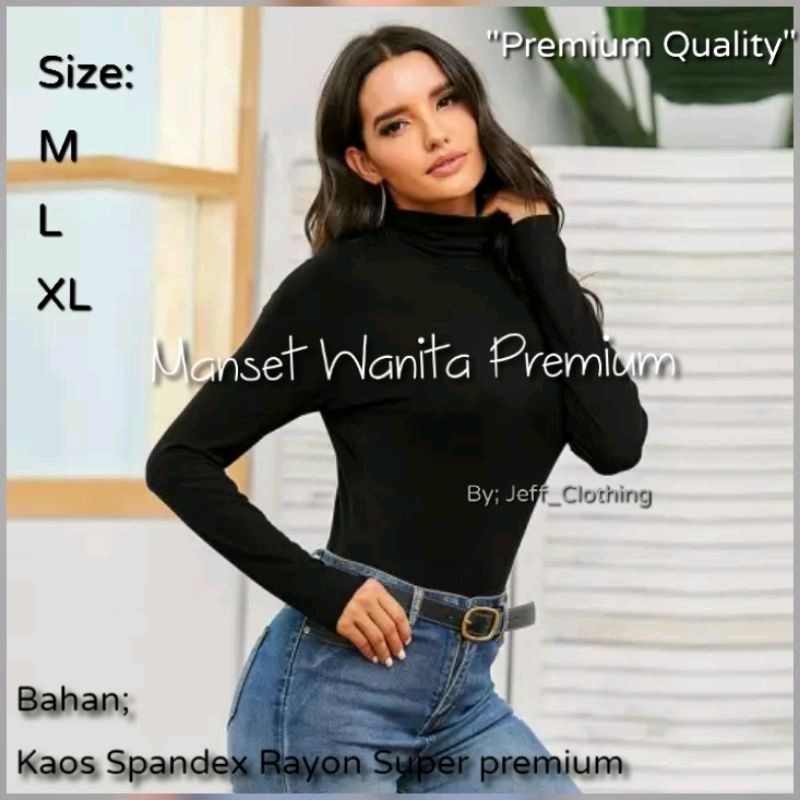 Manset Baju Jumbo Bahan Kaos | Manset Jumbo Premium | Mangset Jumbo/Manset Wanita Jumbo/Manset Jumbo