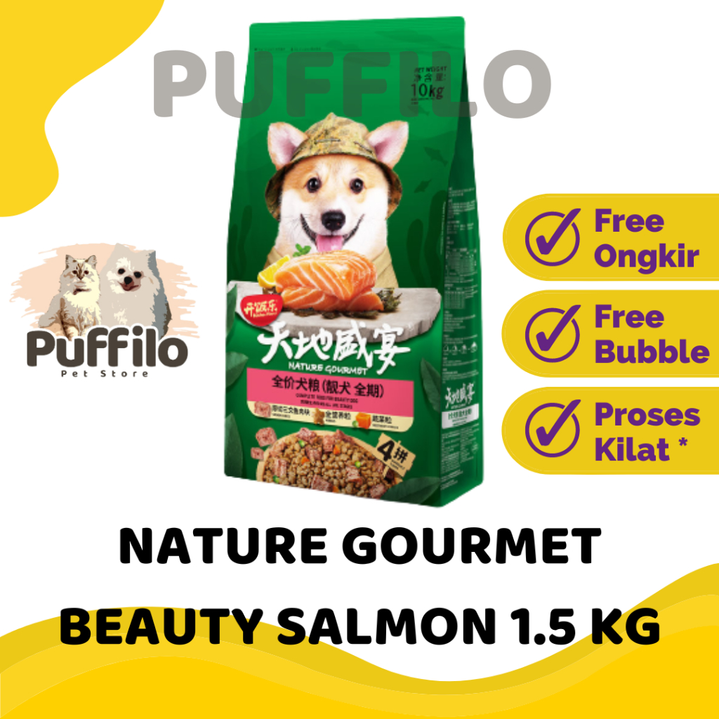 NATURE GOURMET DOG SALMON BEAUTY 1,5 KG FRESHPACK