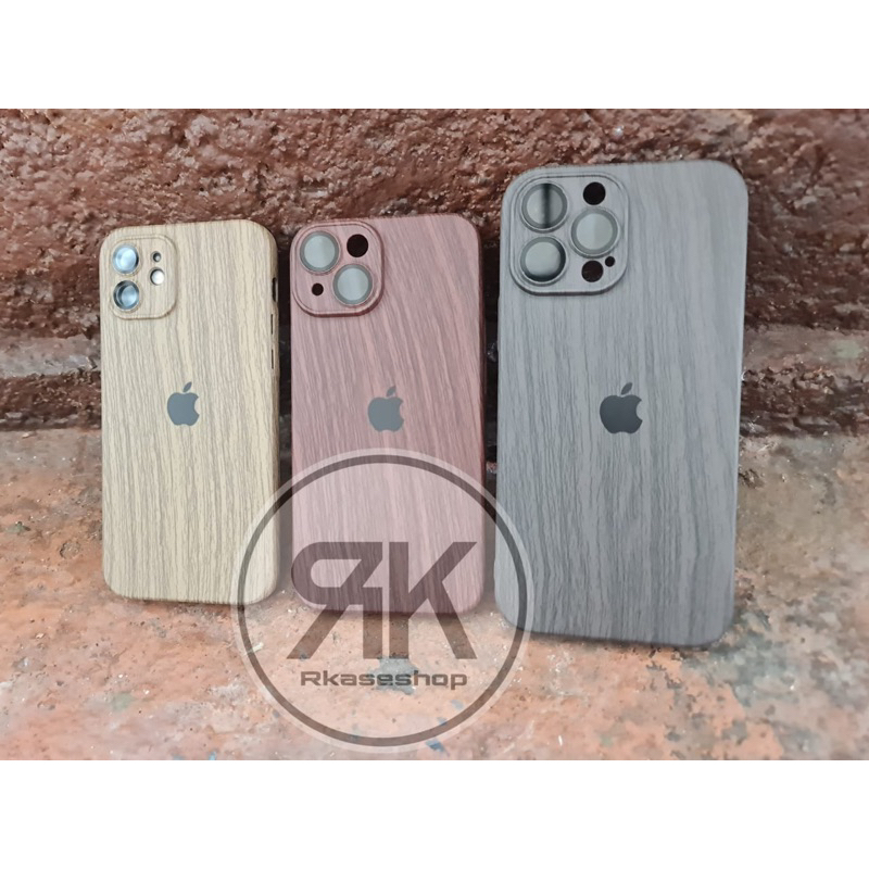 OAK Wood Soft Tpu Motif Kayu Iphone X XR Xs max 11 12 13 14 pro max 14 plus case cover casing