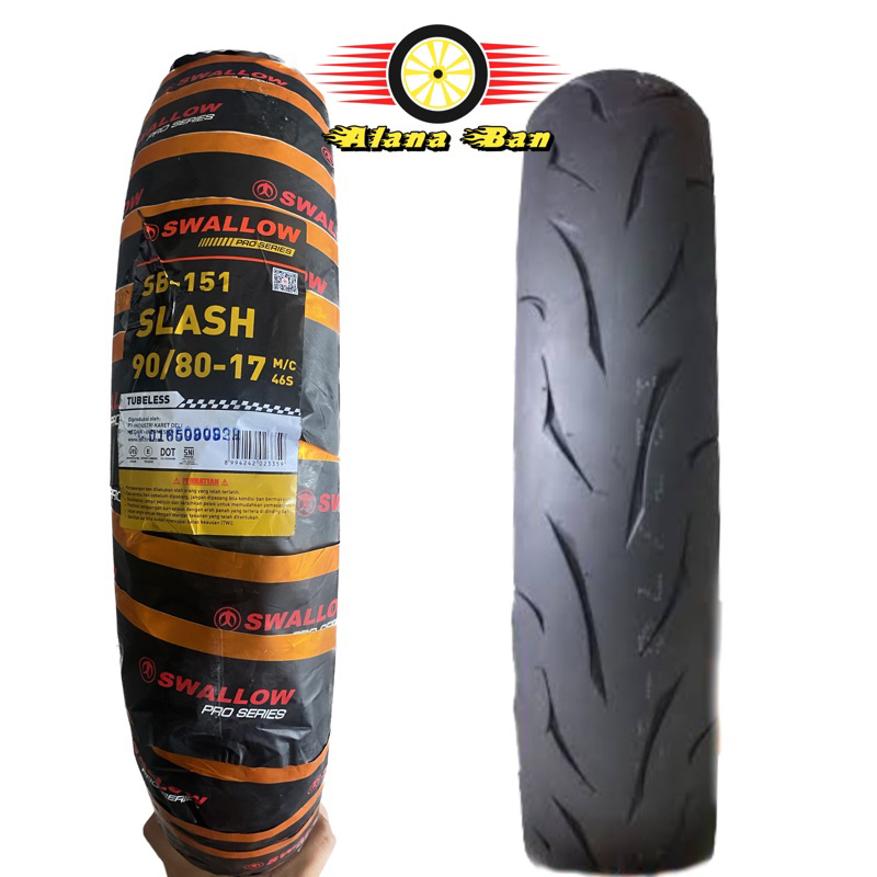 Ban 90/80 r 17 Swallow Slash Soft Compound Tubeless