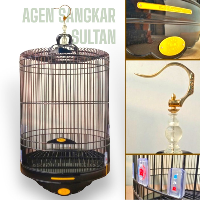 SANGKAR KANDANG MURAI BnR PVC BLACK REBORN RUBICON NO 2