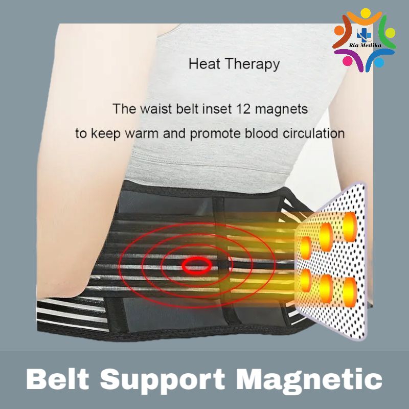 Sabuk Tourmaline Magnetik untuk Terapi   Pereda Sakit   Sabuk Pingang