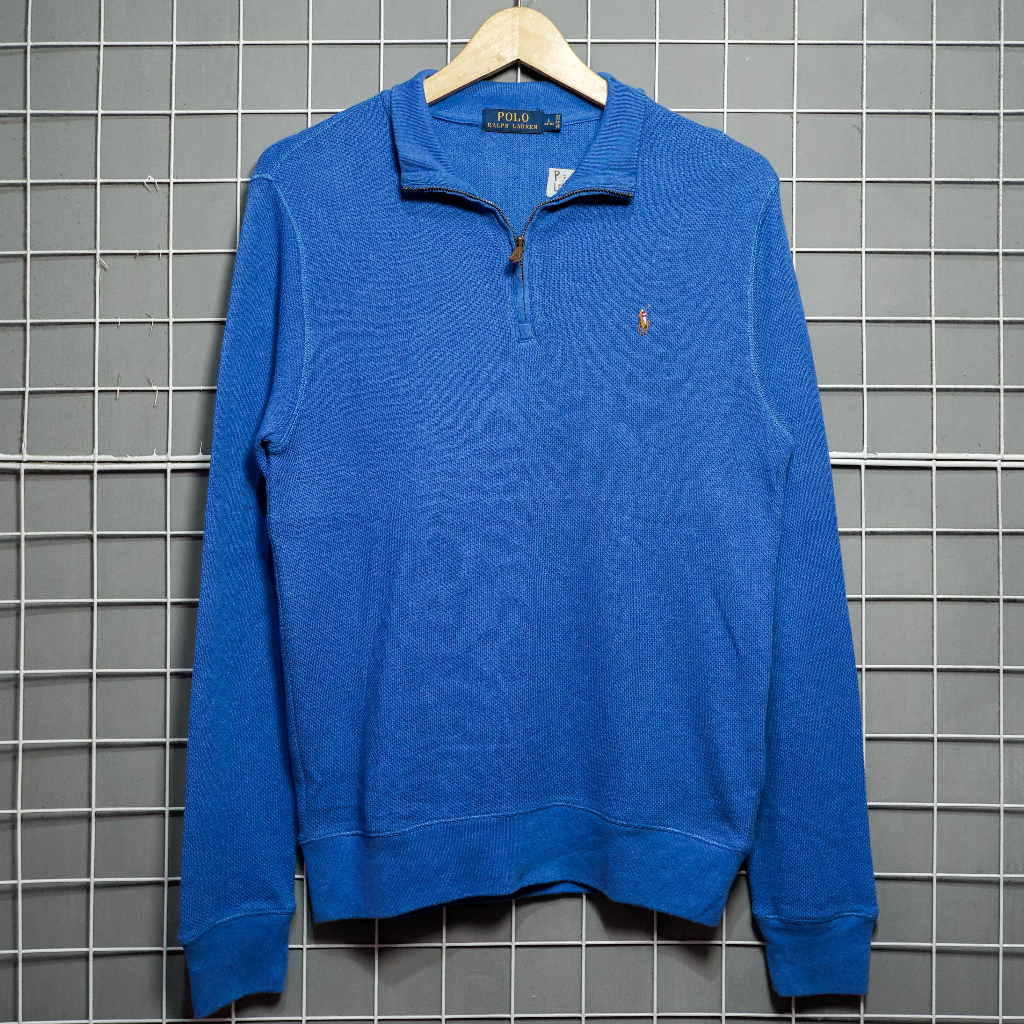 CREWNECK HALF ZIP POLO RALPH LAUREN SECOND BRANDED ORIGINAL