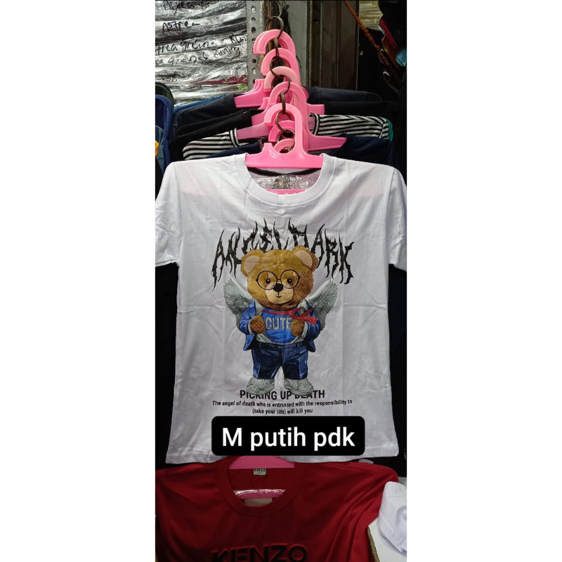 BISA COD kaos anak bear series putih / baju kids best seller