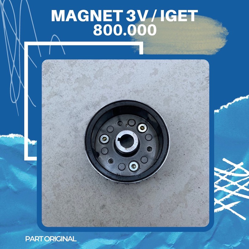 Magnet 3v / IGET Untuk Vespa Matic Sprint Primavera LX S LXV __________ Kondisi: Bekas Harga: 800.00