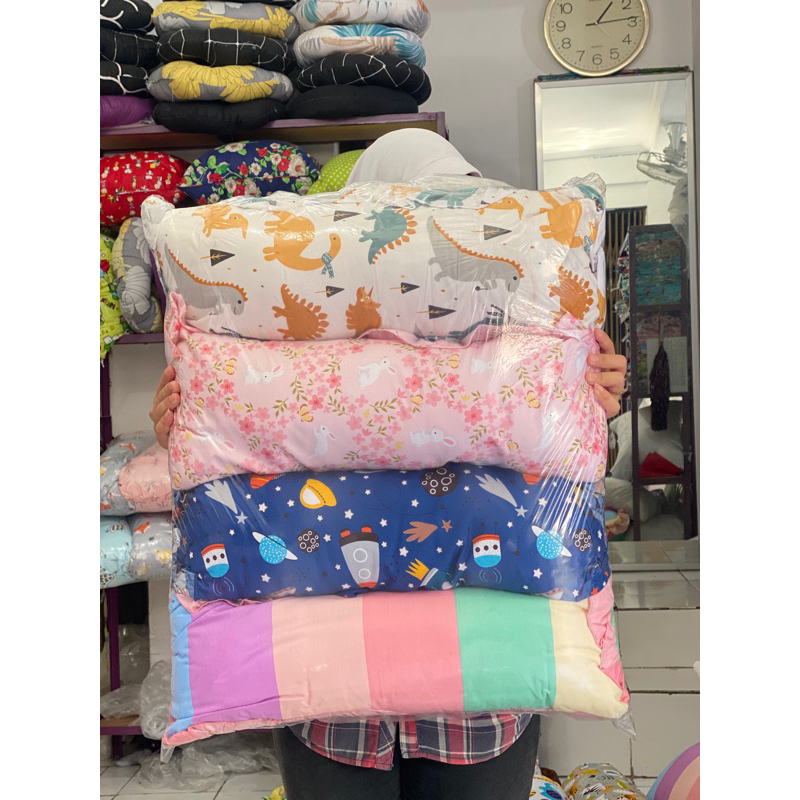 PAKET 4 BANTAL IMUT+ SUDAH SAMA 4 SARUNG