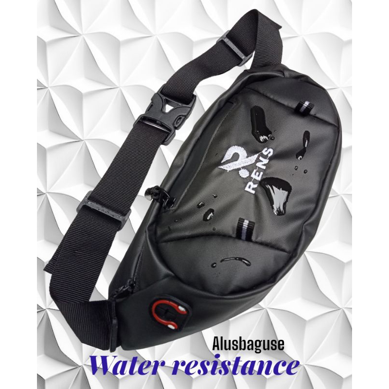 TAS SLEMPANG PRIA WANITA WEIST BAG CROSSBODY WATER RESISTANCE