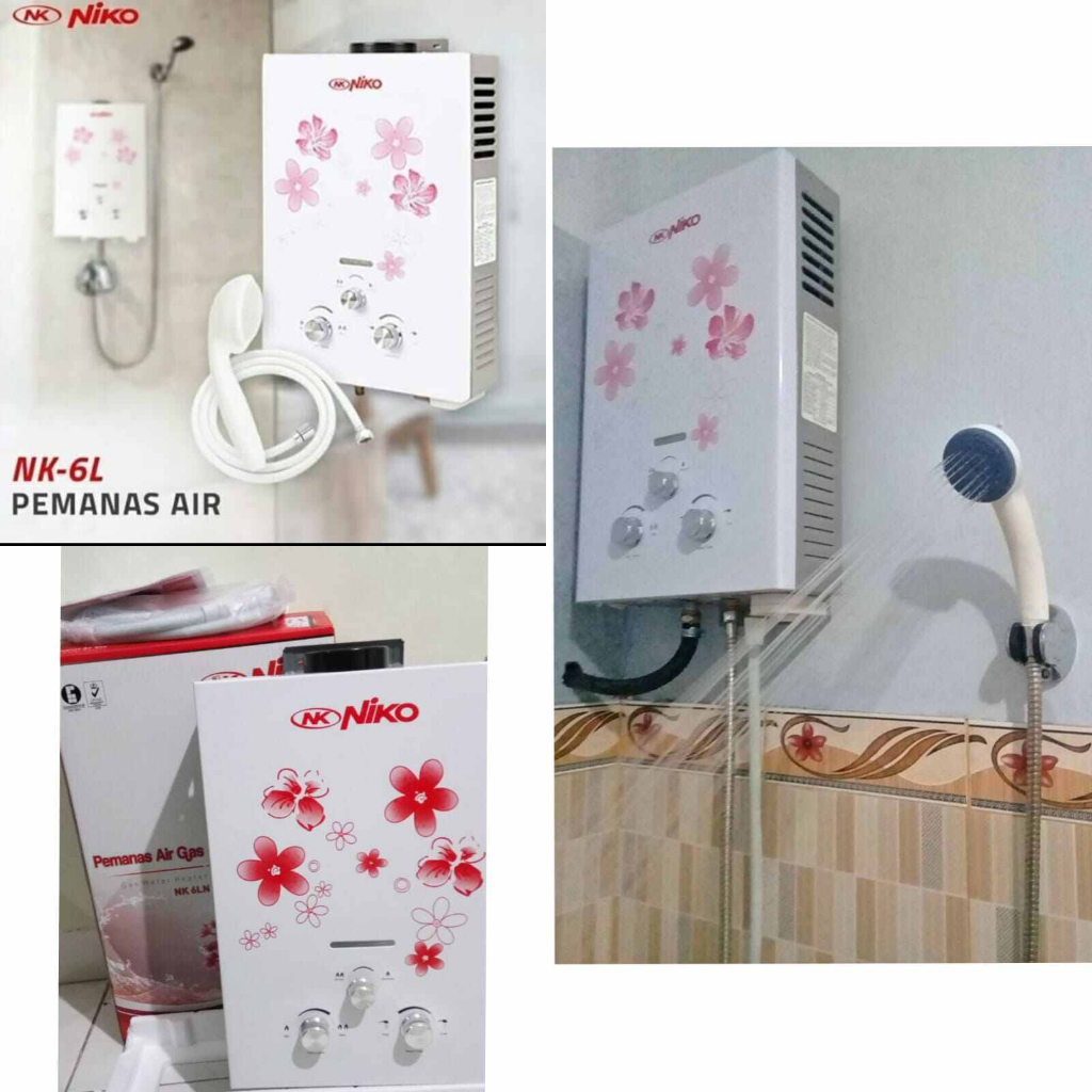 Water Heater Gas Murah Bergaransi NIKO NKWH 6LN2