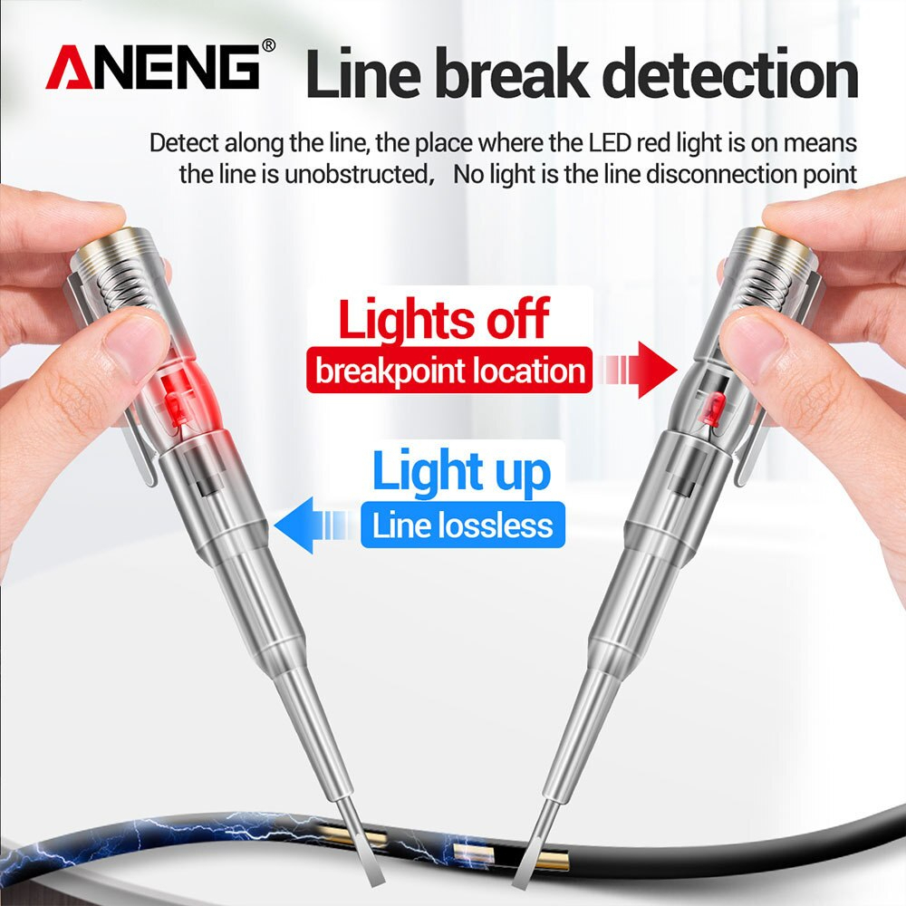 ANENG Obeng Tester Pen with Indicator LED - B09