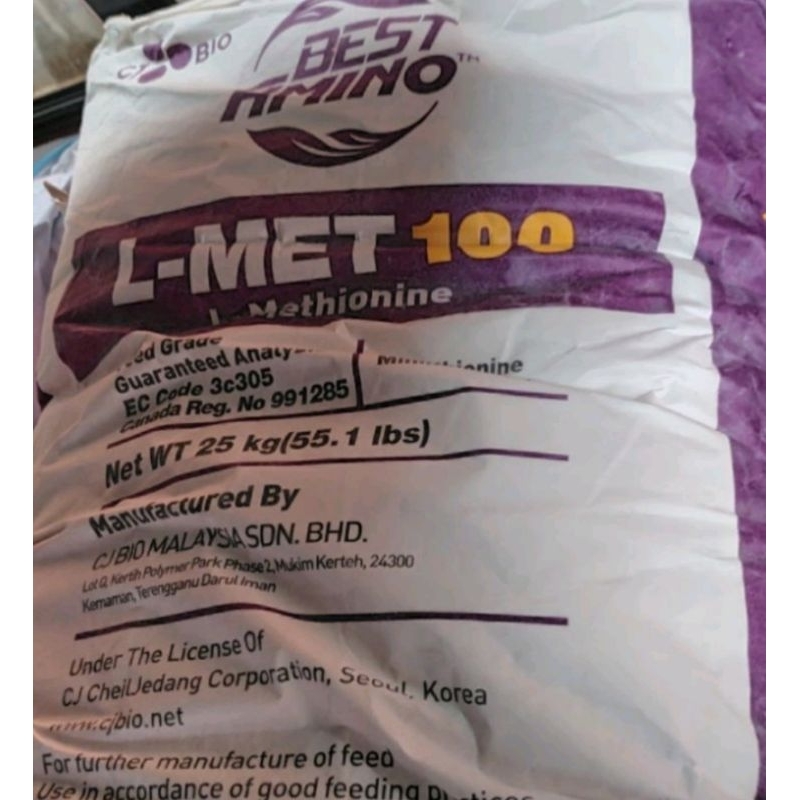 L-METH 100 CJL METHIONINE ASAM AMINO @ repack