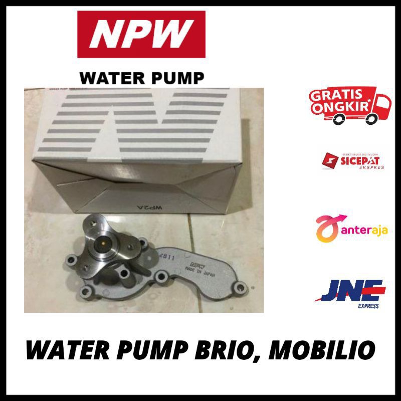 Water Pump Waterpump Pompa Air Radiator Honda Brio, Mobilio
