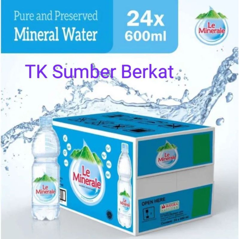 

Le mineral 600 ml isi 24 botol