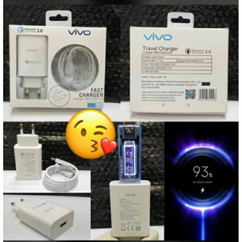 Charger/Cas Fast charging VIVO COCOK UNTUK SEMUA TYPE MICRO USB TYPE C