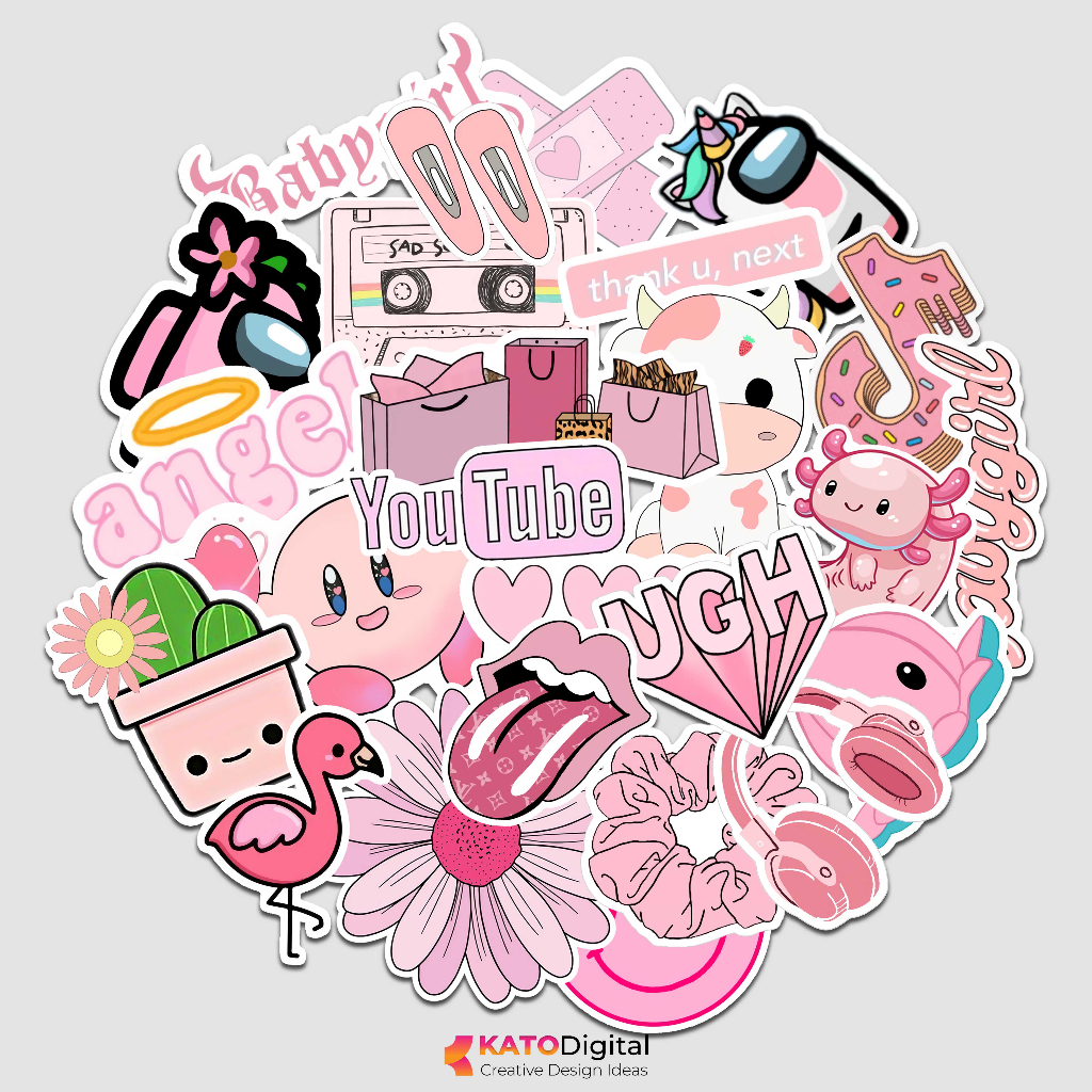 

Stiker Botol Minum Aesthetic DIY Diary Vinyl Anti Air Sticker Tumblr Cute Jurnal Scrapbook Album Foto Kawaii