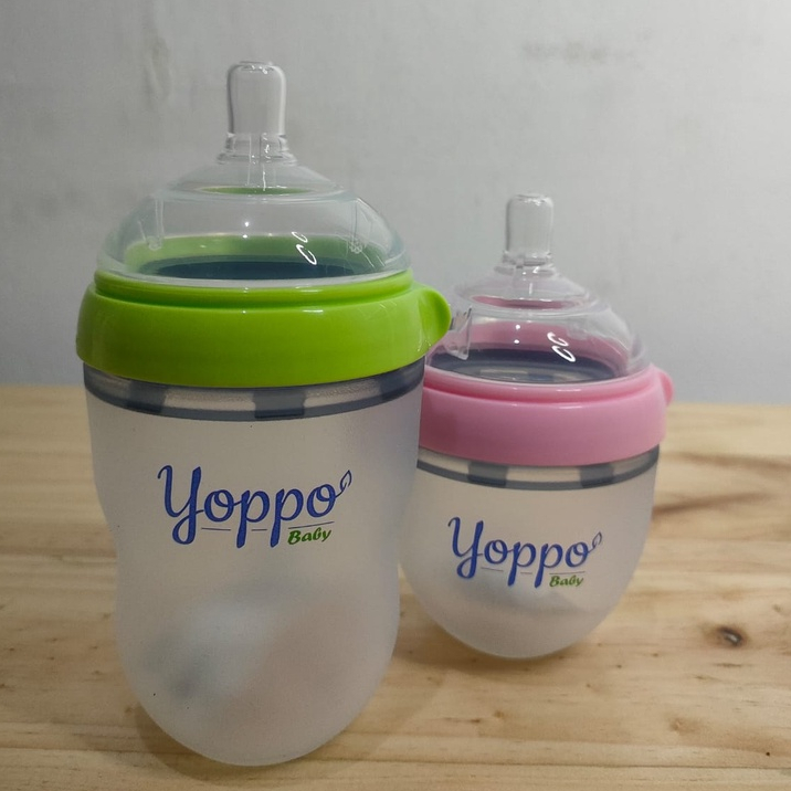 Yoppo Baby- Botol susu bayi Silikon BPA free