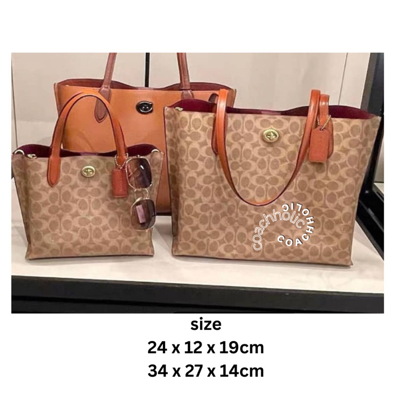 coach willow tote original