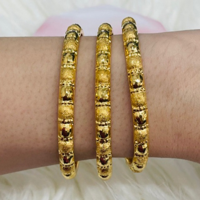 Gelang bangkok astor bola bola emas asli kadar 700 & 875 terlaris