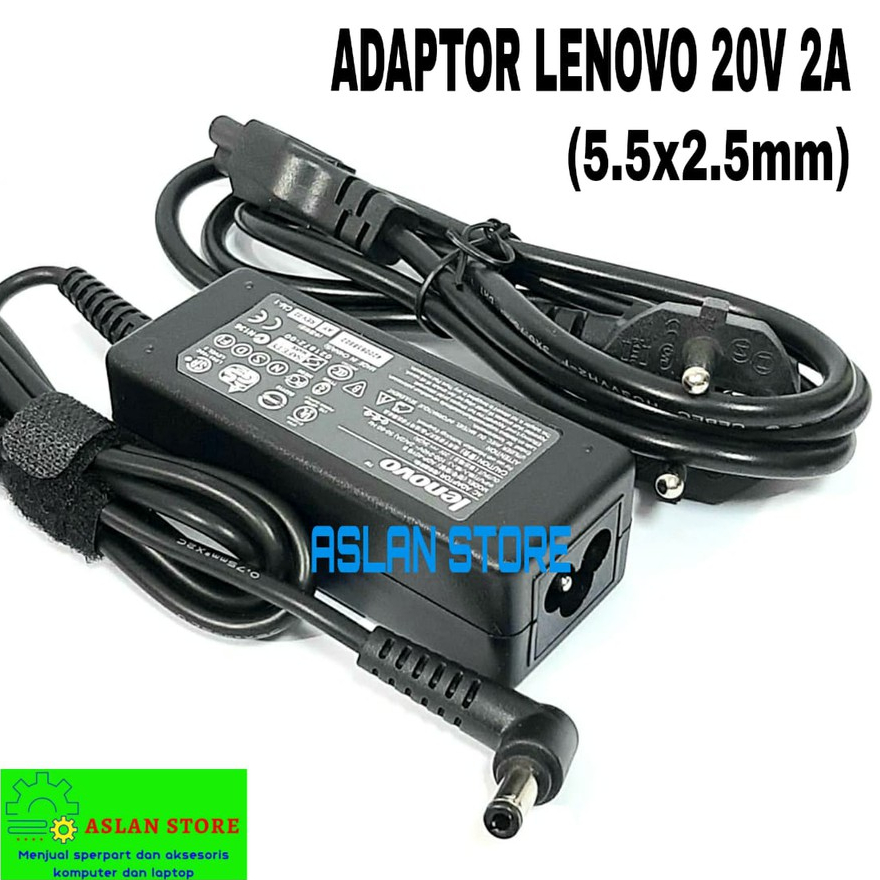 Adaptor Charger Notebook Lenovo s110 20v - 2a Lenovo IdeaPad S9 S10 S10-2 Seri LG X110 X120 X130 MSI U100 U115