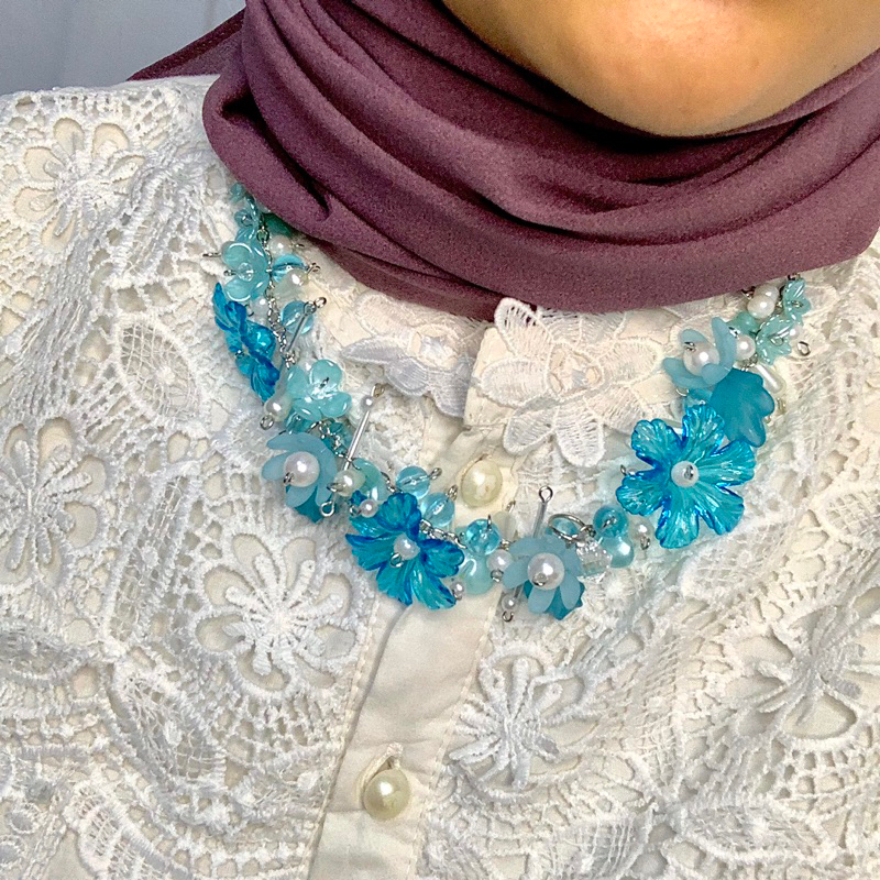 necklace pearl kalung mutiara warna