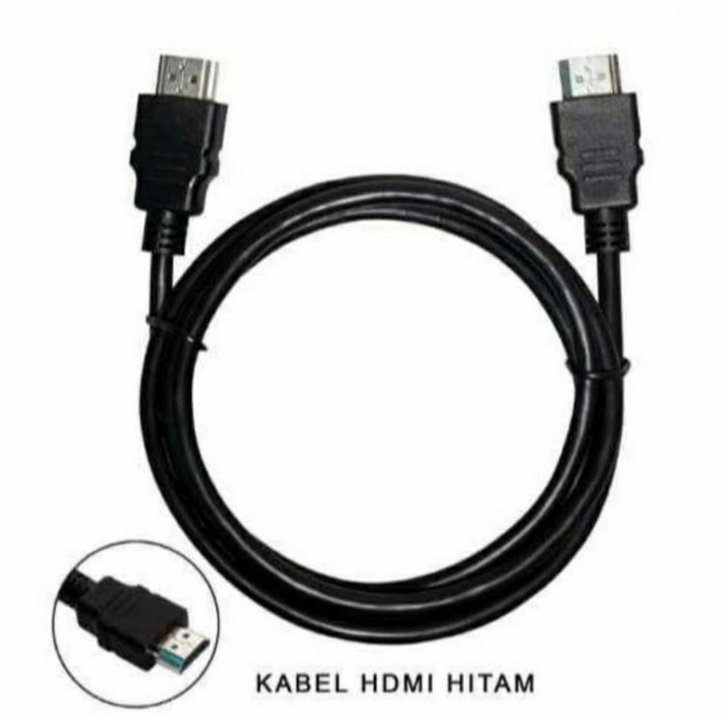 KABEL HDMI TO HDMI 1.5m - HITAM