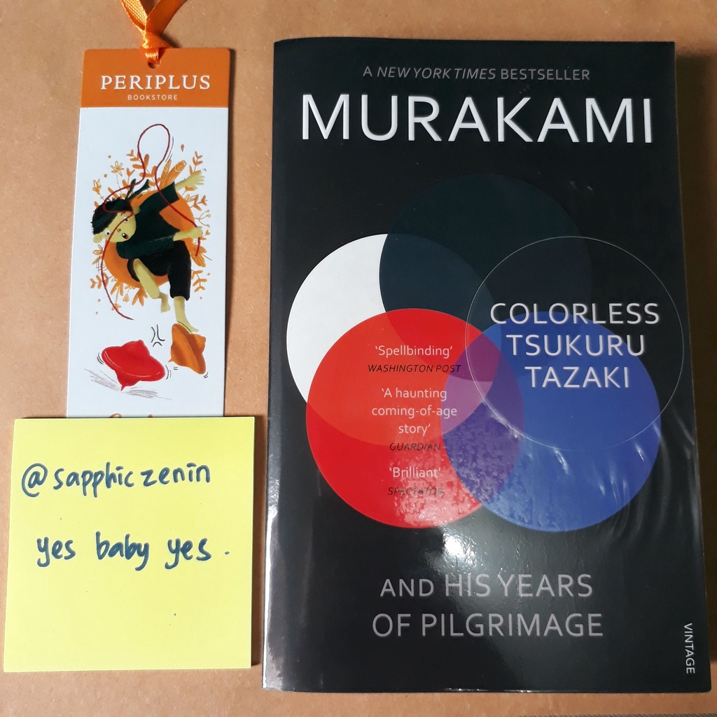 BUKU ORIGINAL PRELOVED HARUKI MURAKAMI COLORLESS TSUKURU TAZAKI